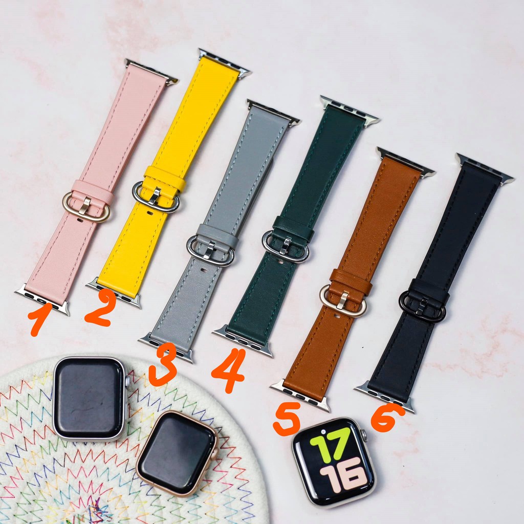 DÂY DA CAO CẤP DÀNH CHO APPLE WATCH ĐỦ SIZE 38/40/42/44