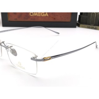 Gọng kính cận omega titanium mạ vàng 18k.