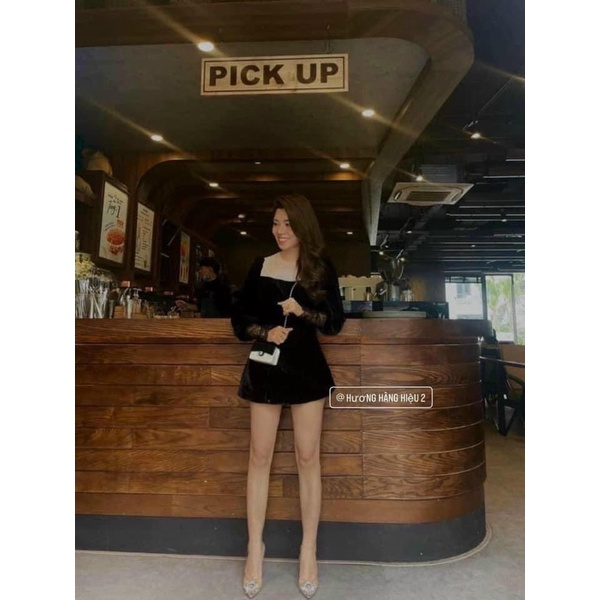 CHÂN VÁY NHUNG THÊU ONG