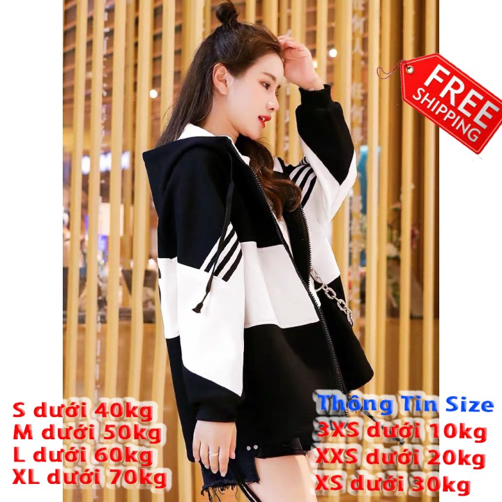 [FREESHIP TOÀN QUỐC] Áo khoác hoodie nam nữ form rộng có dây khóa kéo phối màu, nón rộng kiểu dáng năng động Hot Trent