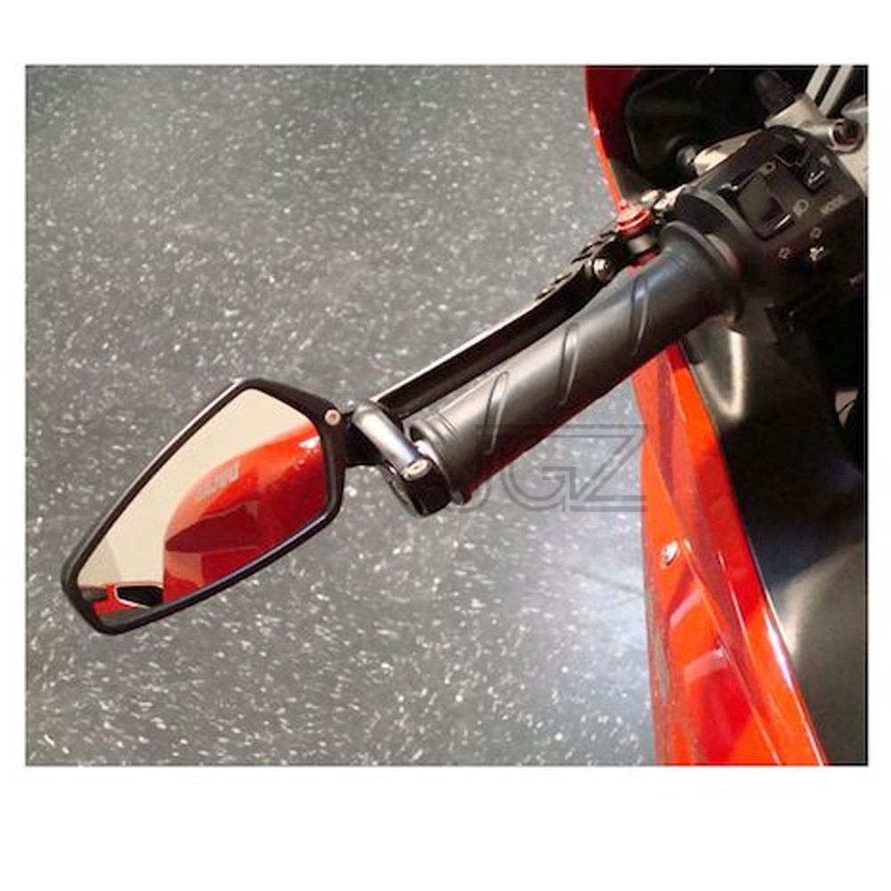7/8&quot;  22mm Universal Motorbike Motorcycle Handle Bar End Rear Rearview Side Mirrors CNC Aluminum