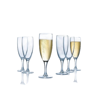 Bộ ly rượu champagne Luminarc Savoie 6 chi tiết, dung tích 160ml - 11911/E5873/D0568