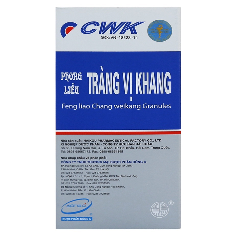 Tràng Vị Khang - Hỗ Trợ Viêm Đại Tràng Cấp Và Mãn Tính, Rối Loạn Tiêu Hóa