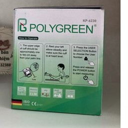 Máy đo huyết áp cổ tay Polygreen KP - 6230