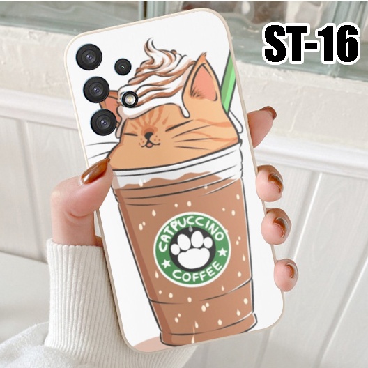 Ốp điện thoại Samsung Galaxy A52 - A32 - A12 5G - A52s 5G - A72 - Ốp lưng Samsung in hình Trà Sữa Mèo siêu cute