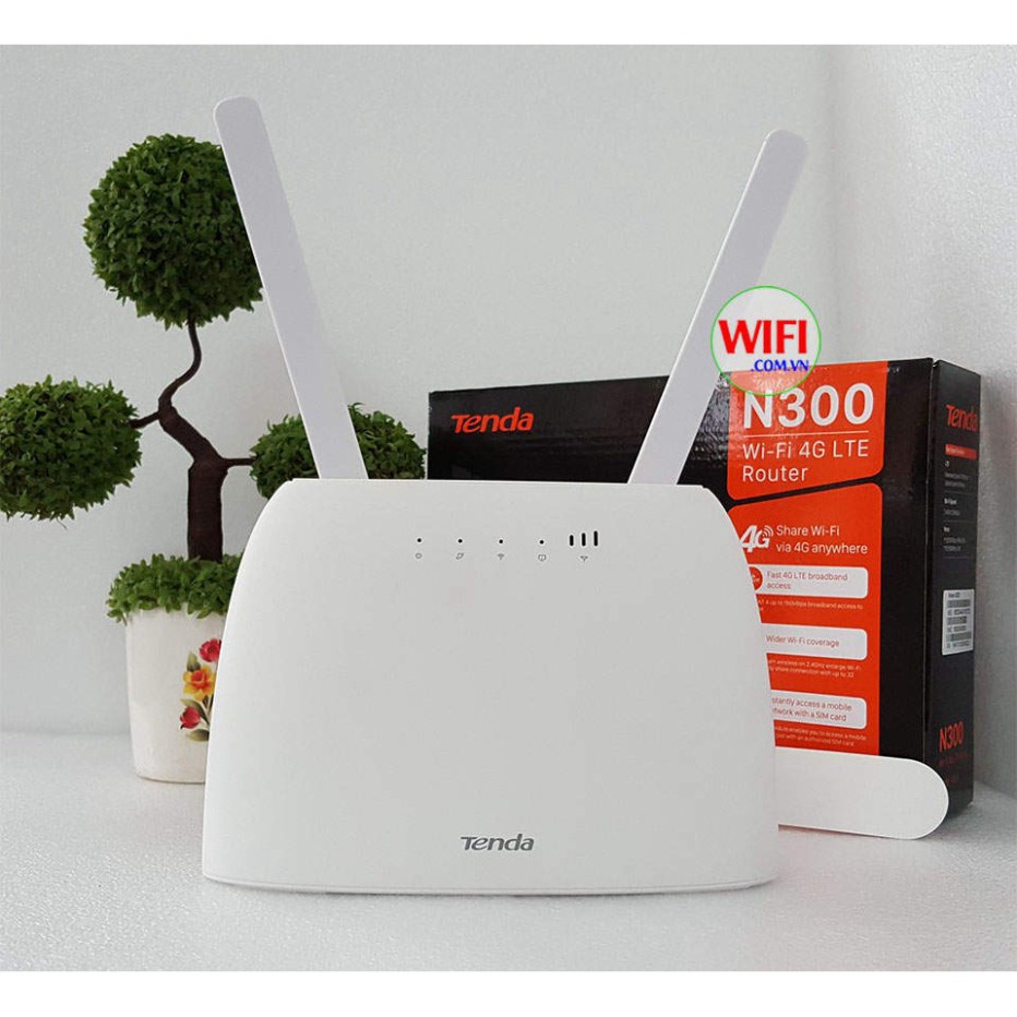 (Chính Hãng) TENDA BỘ PHÁT WIFI 4G / 3G LTE - 4G03 4G680 4G180 - CÓ CỔNG LAN - CHÍNH HÃNG 36 THÁNG Văn Phòng  Xe Khách, 