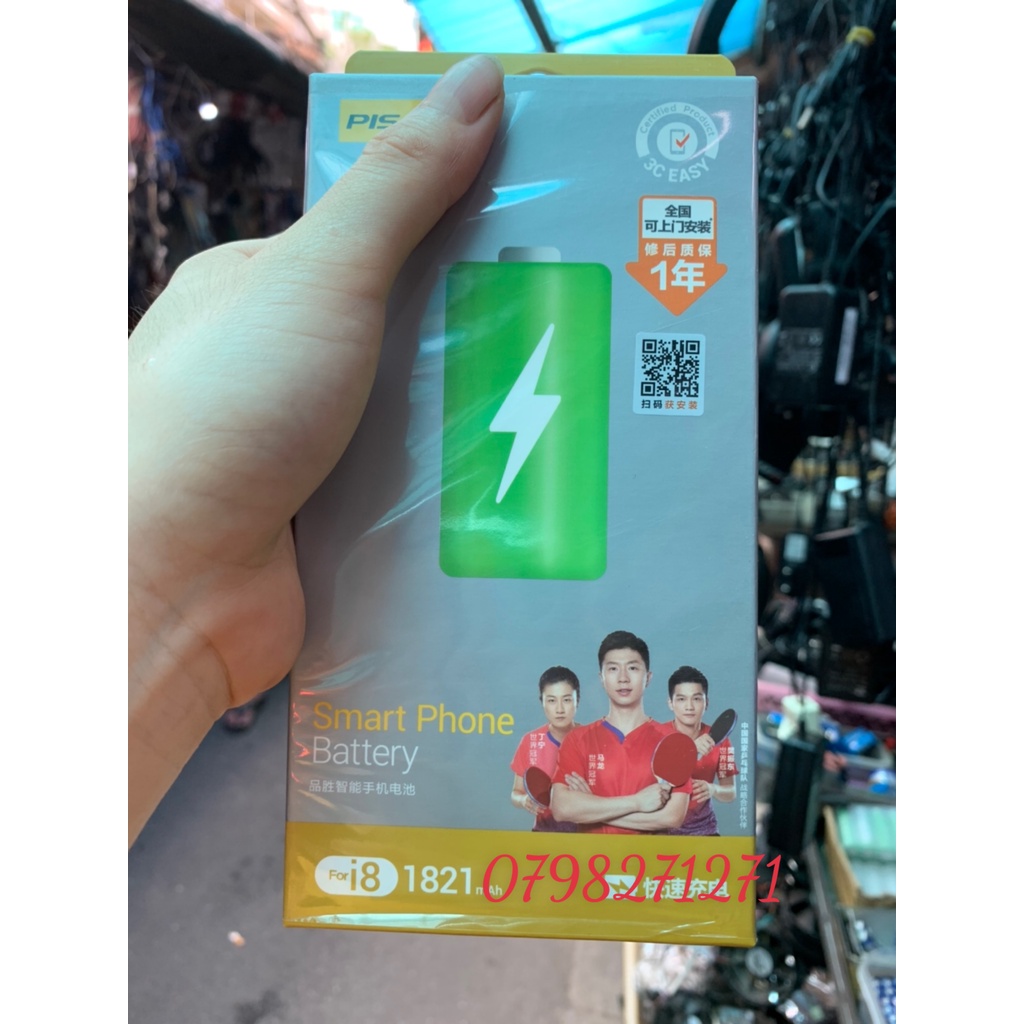 CHÍNH HÃNG PIN PISENN DUNG LƯỢNG CHUẨN Điện thoại ip táo 5 5S 6 6S 7 8 X XS / max / PLUS