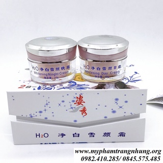 Bộ mỹ phẩm dưỡng trắng da h2o 2in1