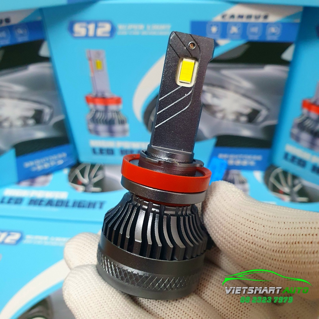 Đèn pha LED S12 SUPER LIGHT 65W HIGHT POWER HIỆU SUẤT CAO tăng sáng lên tới 500% bảo hành 2 năm)