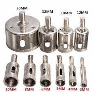 Mũi khoét kính kapusi, mũi khoan đá, mũi khoan gạch từ hợp kim cao cấp 6mm - 60mm, mũi khoan lỗ tròn