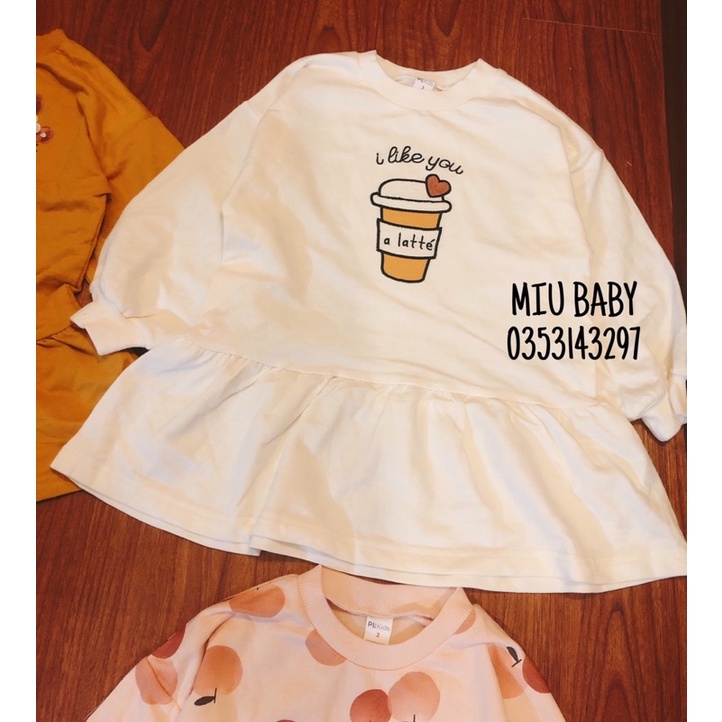 Váy nỉ da cá bé gá nhiều màu du xịn