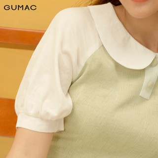 Đầm nữ cổ sen 2 nút DA10122 GUMAC