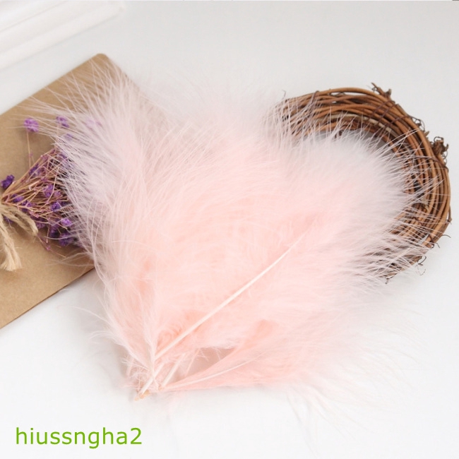 50 Lông Vũ Nhiều Màu Kích Thước 4-6 Inches10-15Cm Dùng Trang Trí Tiệc Cưới