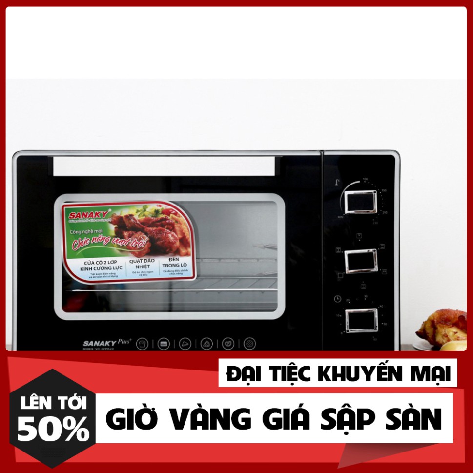 Lò nướng Sanaky VH3599S2D 35 lít