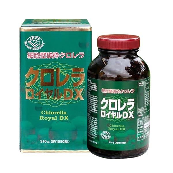 Viên uống tảo lục Chlorella Royal DX hộp 1550 viên - chuyên sỉ hàng nội địa Nhật