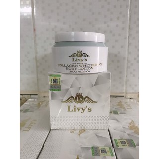 Kem Livy’s body whitening lotion màu trắng thái lan 250g