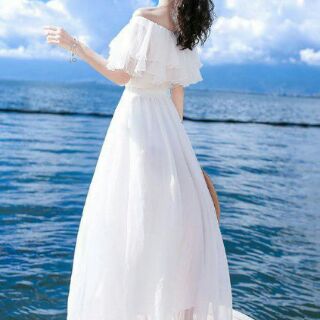 ĐẦM MAXI VOAN TRỄ VAI BÈO