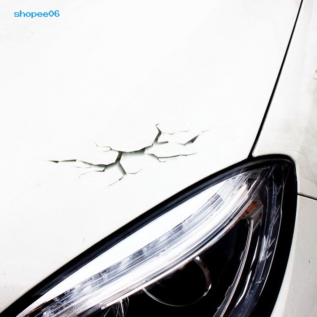 Miếng Dán Trang Trí Xe Hơi Hình Đôi Mắt 3D Sáng Tạo Chống Thấm Nước