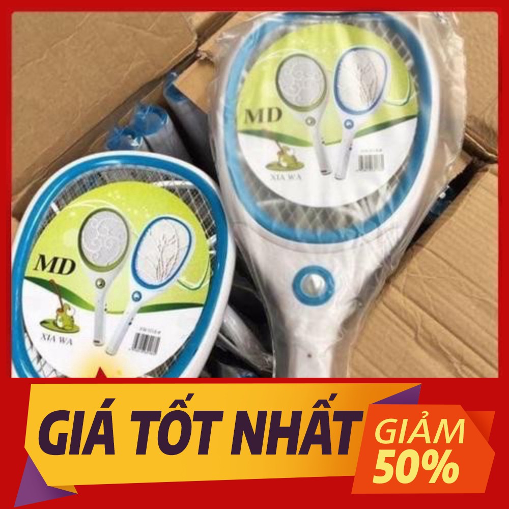 [Sale toàn shop] Vợt muỗi sạc, tích điện cao cấp có bóng đèn soi