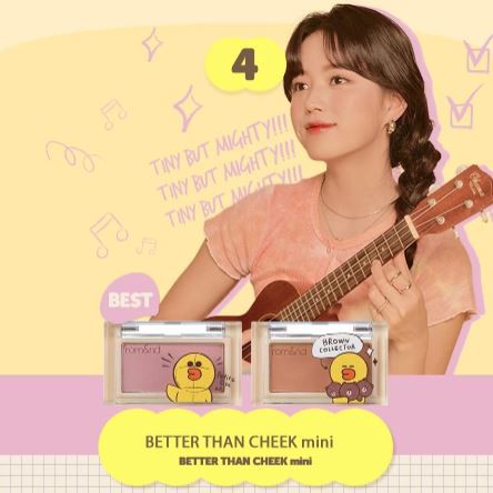 [LINE FRIENDS I romand][1.4g] Phấn Má Hồng Dạng Nén romand LINE FRIENDS Better Than Cheek Mini | BigBuy360 - bigbuy360.vn