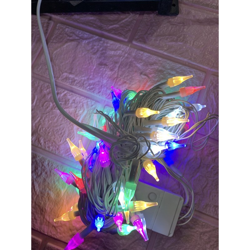 Đèn nháy trang trí 20mét dây trắng