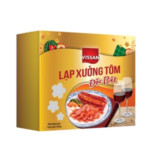 Lạp xưởng tôm rượu vang đặc biệt vissan 500g -1kg