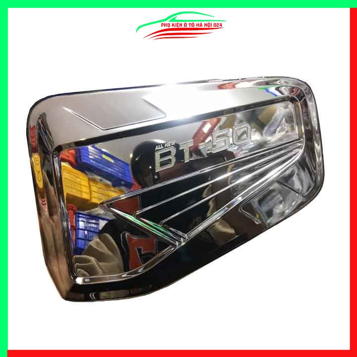 Ốp nắp xăng BT50 BT-50 2022-2023 mạ crom bảo vệ chống trầy trang trí ô tô