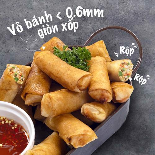 (Chỉ giao hảo tốc TPHCM) Chả giò da xốp Tôm và thịt Cầu Tre 400g