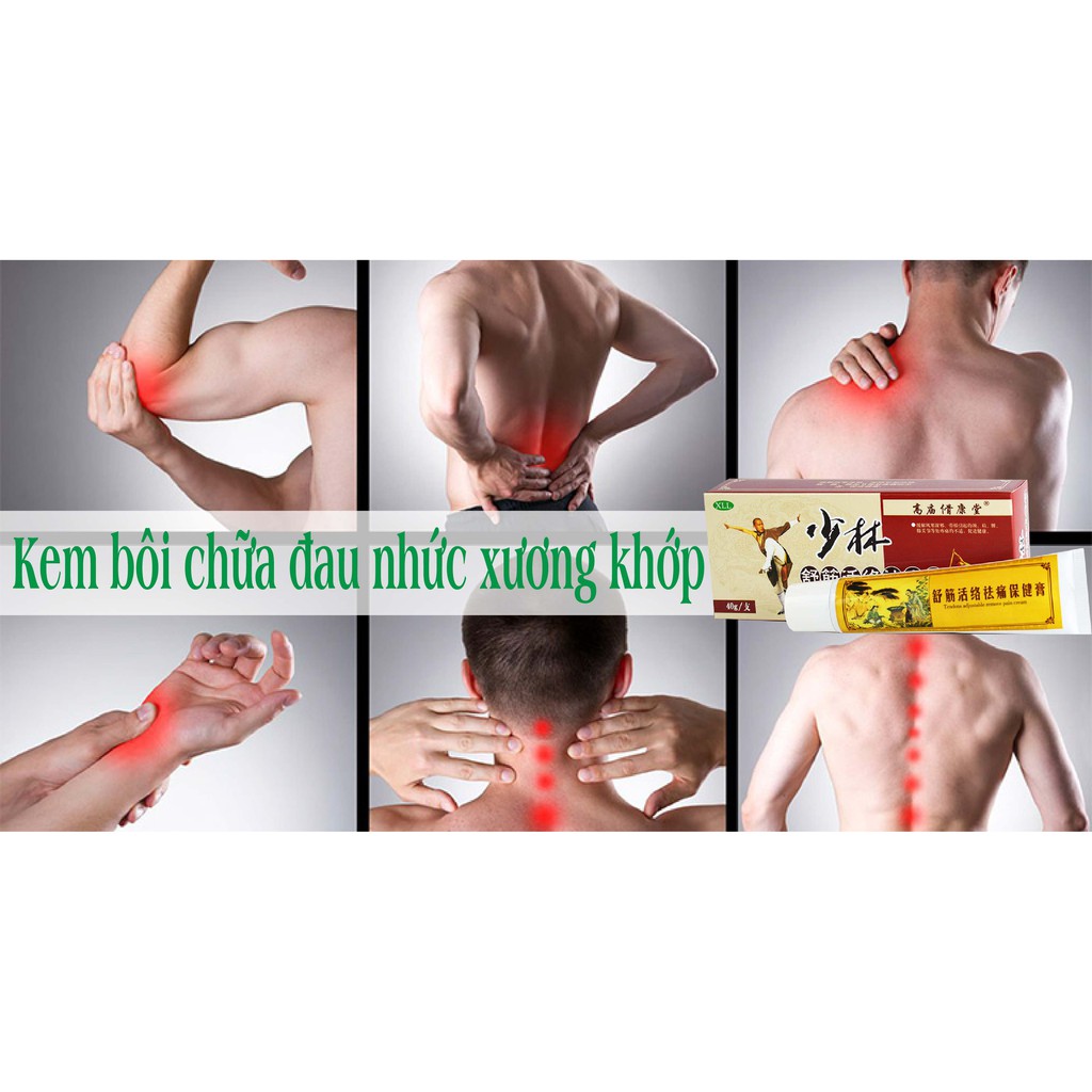 Kem Bôi Giảm Đau Xương Khớp, Đĩa Đệm, Cổ Vai Gáy 40Gr [ Cực Hiệu Quả ]