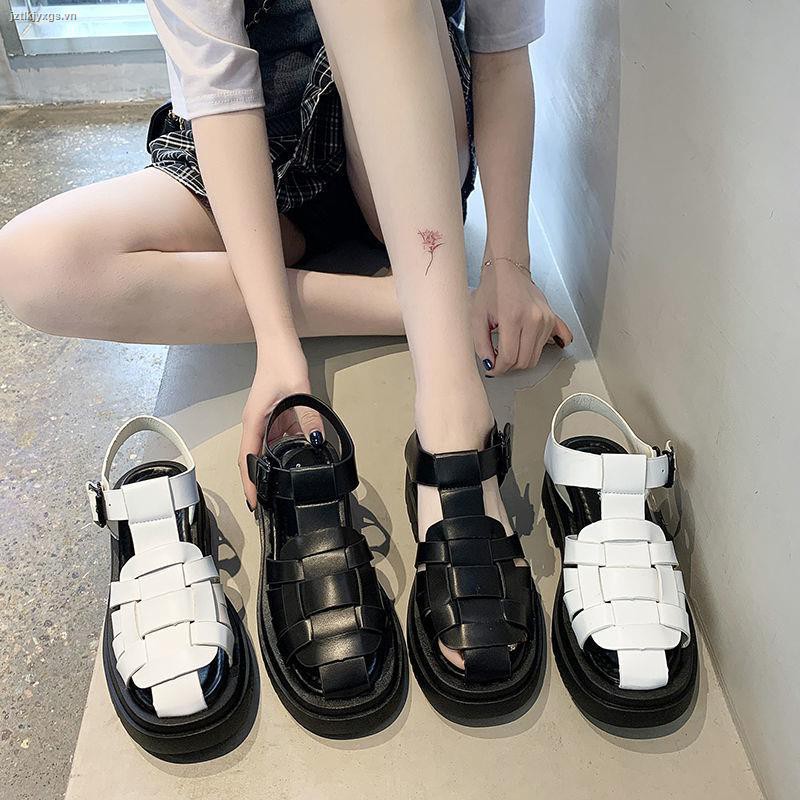 Giày Sandal Đế Dày Thời Trang Hàn Quốc 2021 Dành Cho Nữ