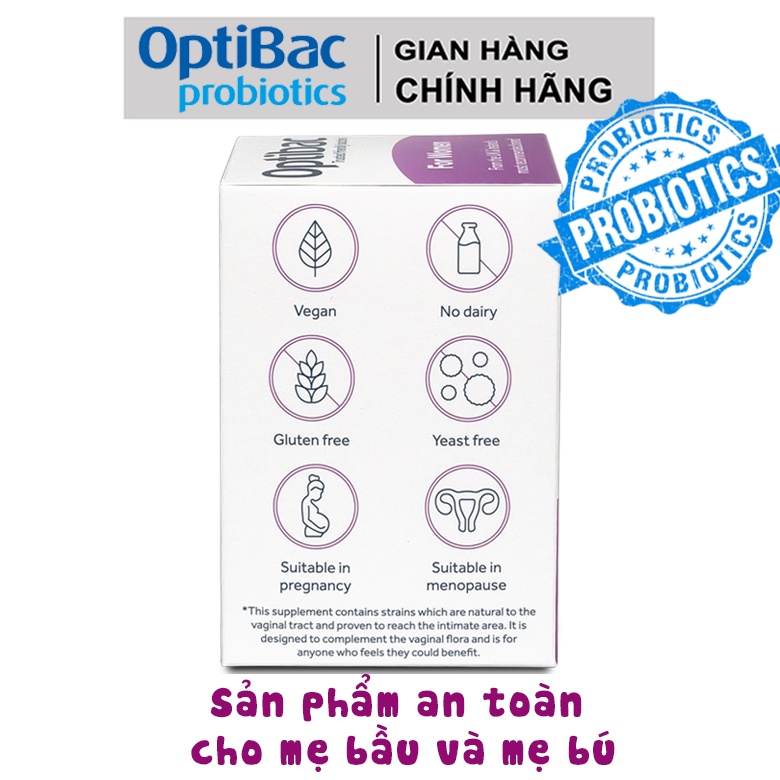 Men vi sinh Optibac tím (Optibac For Women) chuẩn nội địa UK