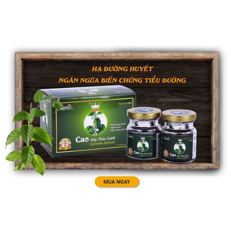 Cao Dây Thìa Canh chính hãng Sunite (hộp 2 lọ 60g)