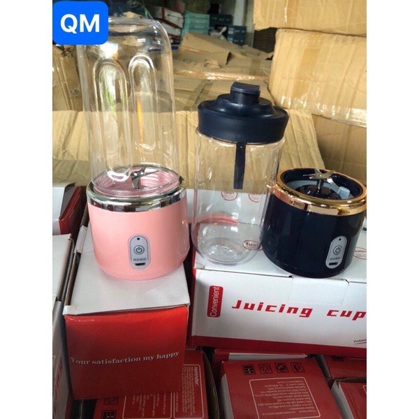 Máy Xay Sinh Tố Cầm Tay Mini Juice Cup 300ml Cao Cấp Thế Hệ Mới , Máy Xay Hoa Quả Nhỏ Gọn Đa Năng Cực Khỏe