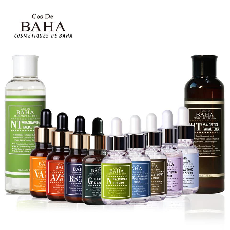 [Mã 11FMCGSALE1 giảm 10% đơn 250K] TRỌN BỘ SERUM CHUYÊN SÂU CÁC VẤN ĐỀ DA COS DE BAHA Cosde Baha Cosdebaha