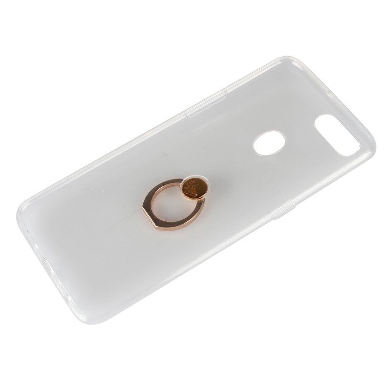 Ốp điện thoại bằng nhựa mềm kèm móc vào ngón tay tiện lợi dành cho OPPO A5 A3S F9 R17 Pro