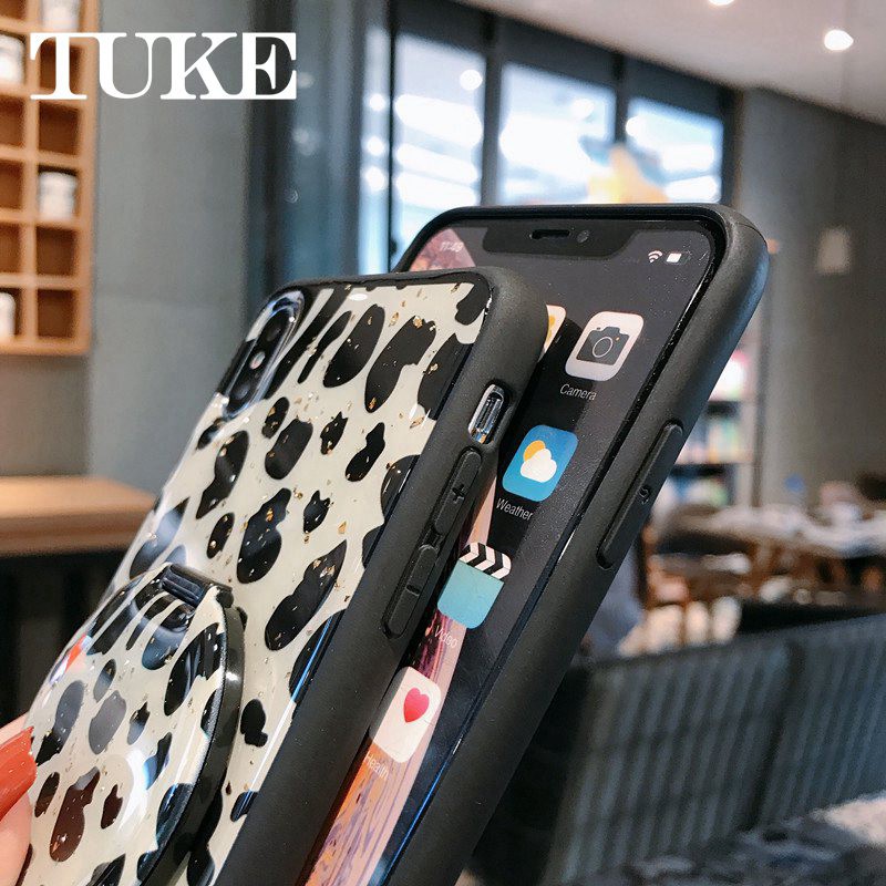 Ốp điện thoại TPU mềm có đế đỡ gương soi cho OPPO A91 A92S F9 A7X F11 Pro IQOO 3 K1 K3 K5 R9 R9P R9S Plus Realme X | BigBuy360 - bigbuy360.vn