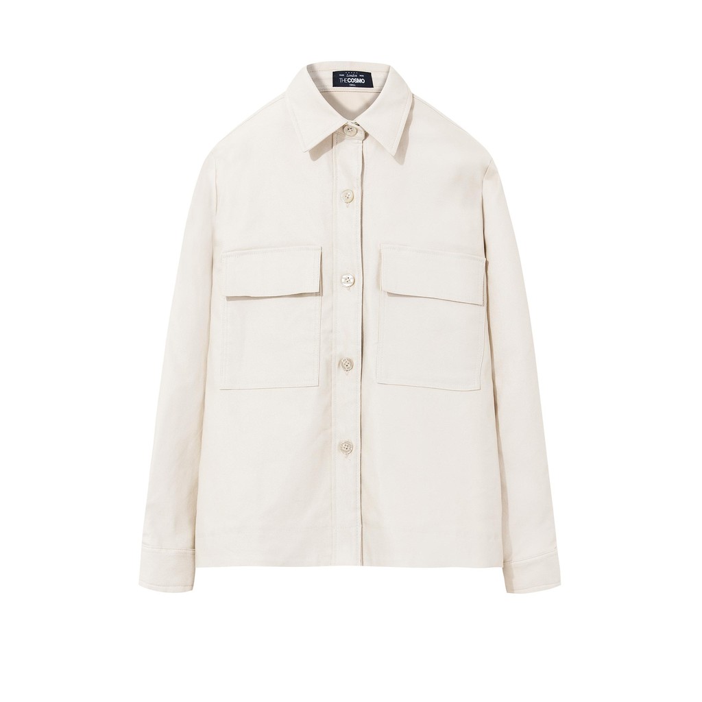 [Mã FAMALLT5 giảm 15% đơn 150k] Áo Khoác Nữ The Cosmo KENZIE JACKET Màu Be TC2004043BE | BigBuy360 - bigbuy360.vn