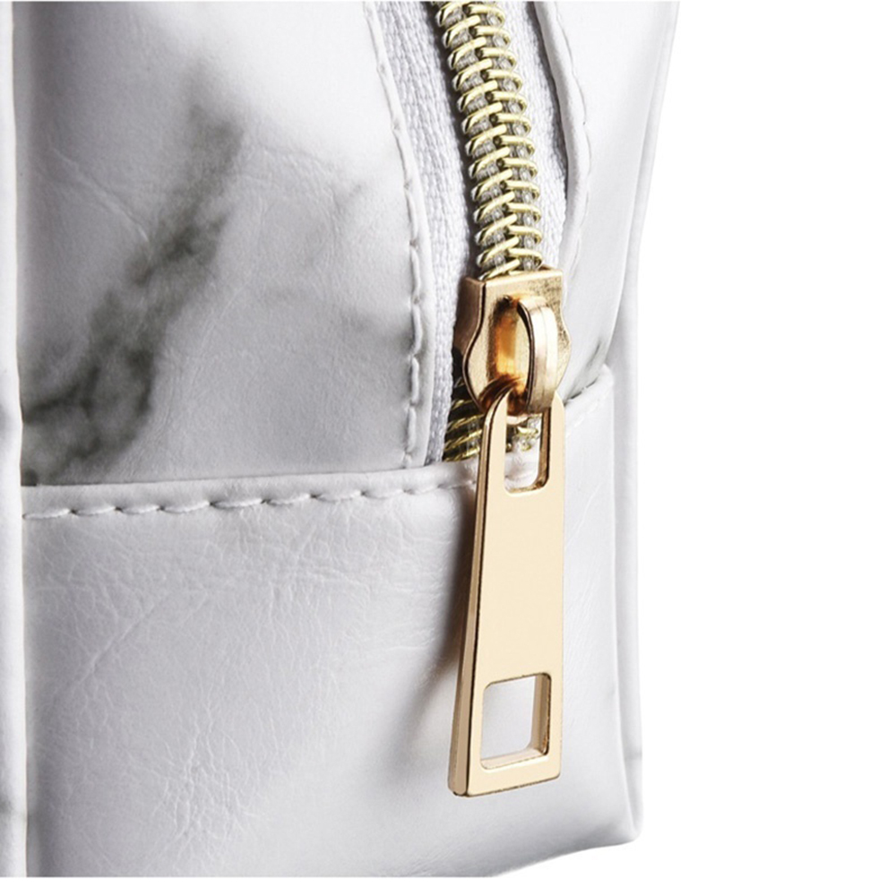 (Hàng Mới Về) Túi Đựng Bút / Đồ Trang Điểm Họa Tiết Đá Hoa Cương Độc Đáo