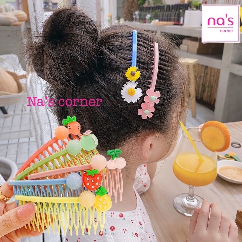 Xược tóc xước tóc cài tóc mái lược vắt tóc dễ thương