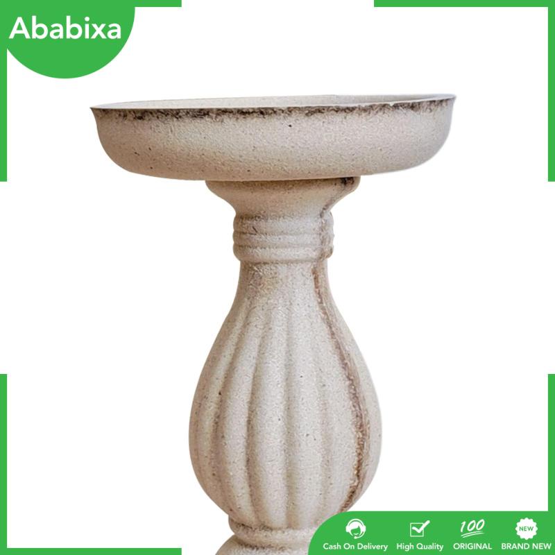[Ababixa] Giá Đỡ Nến Bằng Gỗ Không Hoàn Thiện Sơn Màu