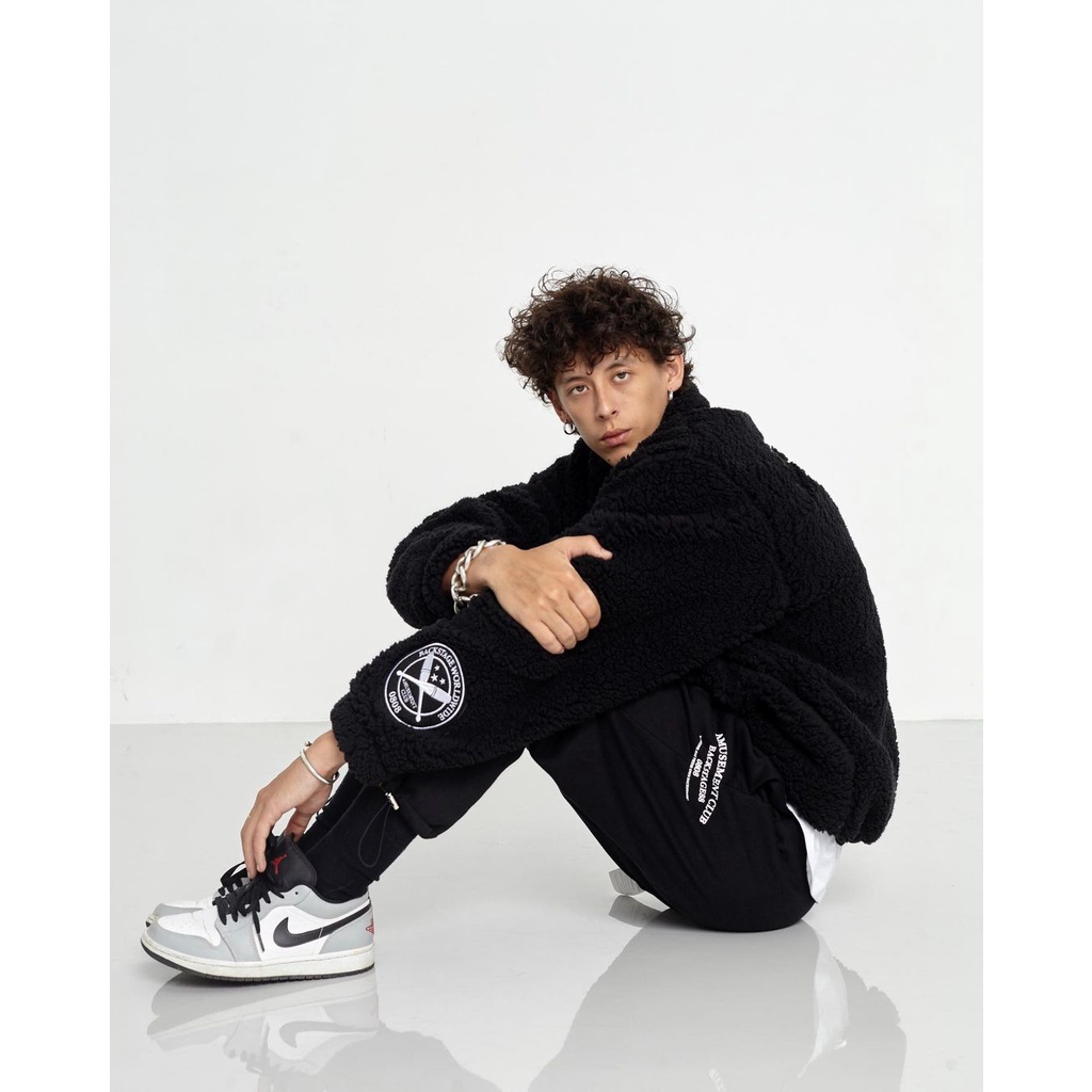 Quần jogger nỉ Black Essential Sweat Pants Backstage88