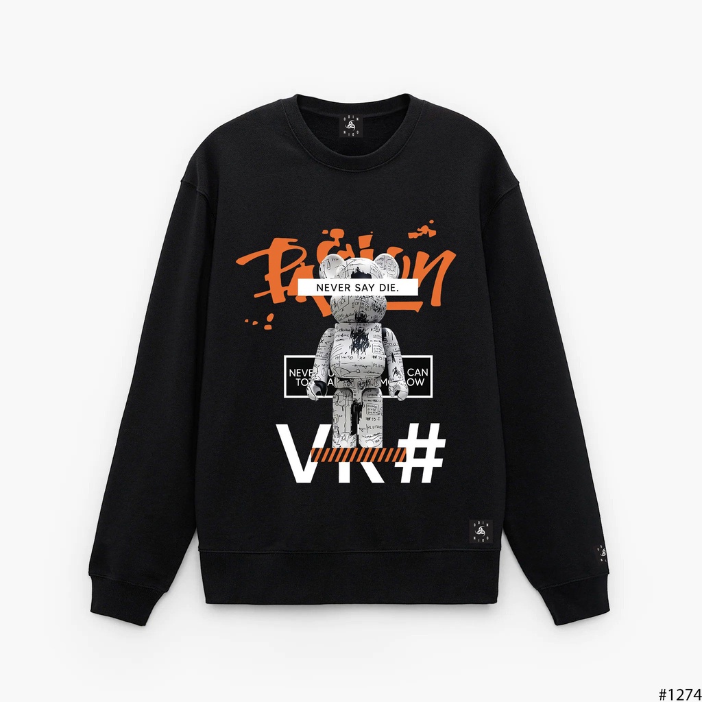 Áo Sweater OD Oversize Ubiq Maps, áo nỉ dài tay Unisex ODIN CLOTHING