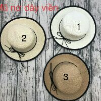 Combo 5 mũ cói tiểu thư