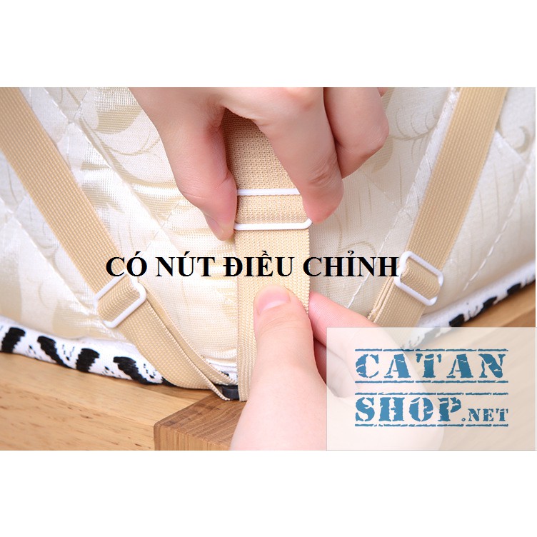 Bộ 4 dây Kẹp drap 3 chấu Inox Cố Định Ga Giường, Tấm Trải Giường Chống Xê Dịch Chịu Lực Tốt GD430-KDrap-3ch