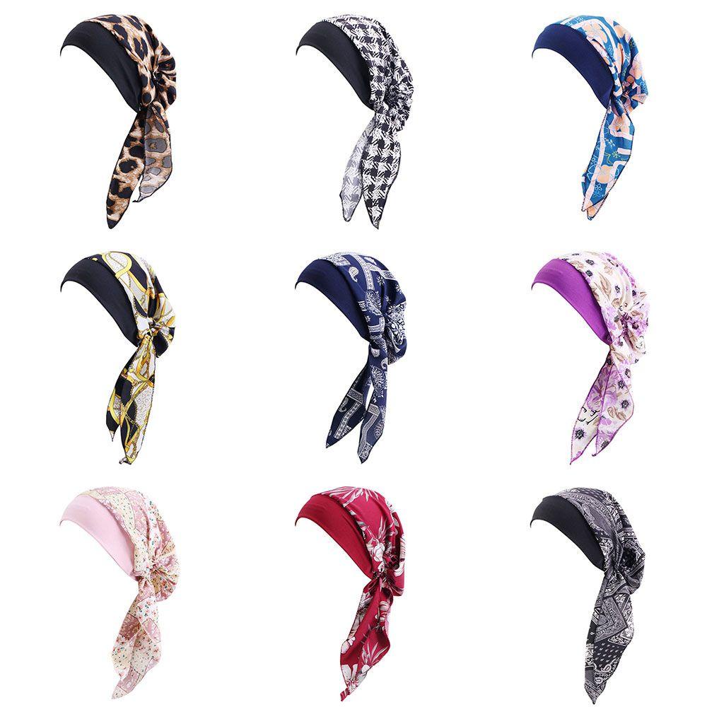 Mũ Turban Trùm Đầu Co Giãn Thời Trang Cho Nữ