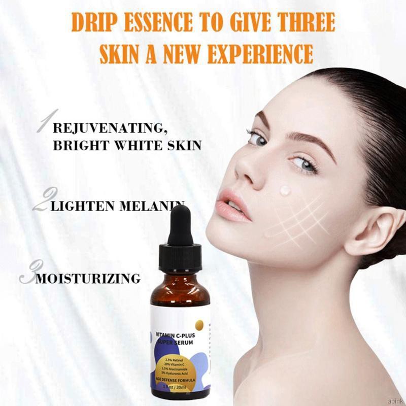 Tinh Chất Vitamin C Retinol Niacinamide Hyaluronic Acid Làm Trắng Chống Lão Hóa Da 30ml