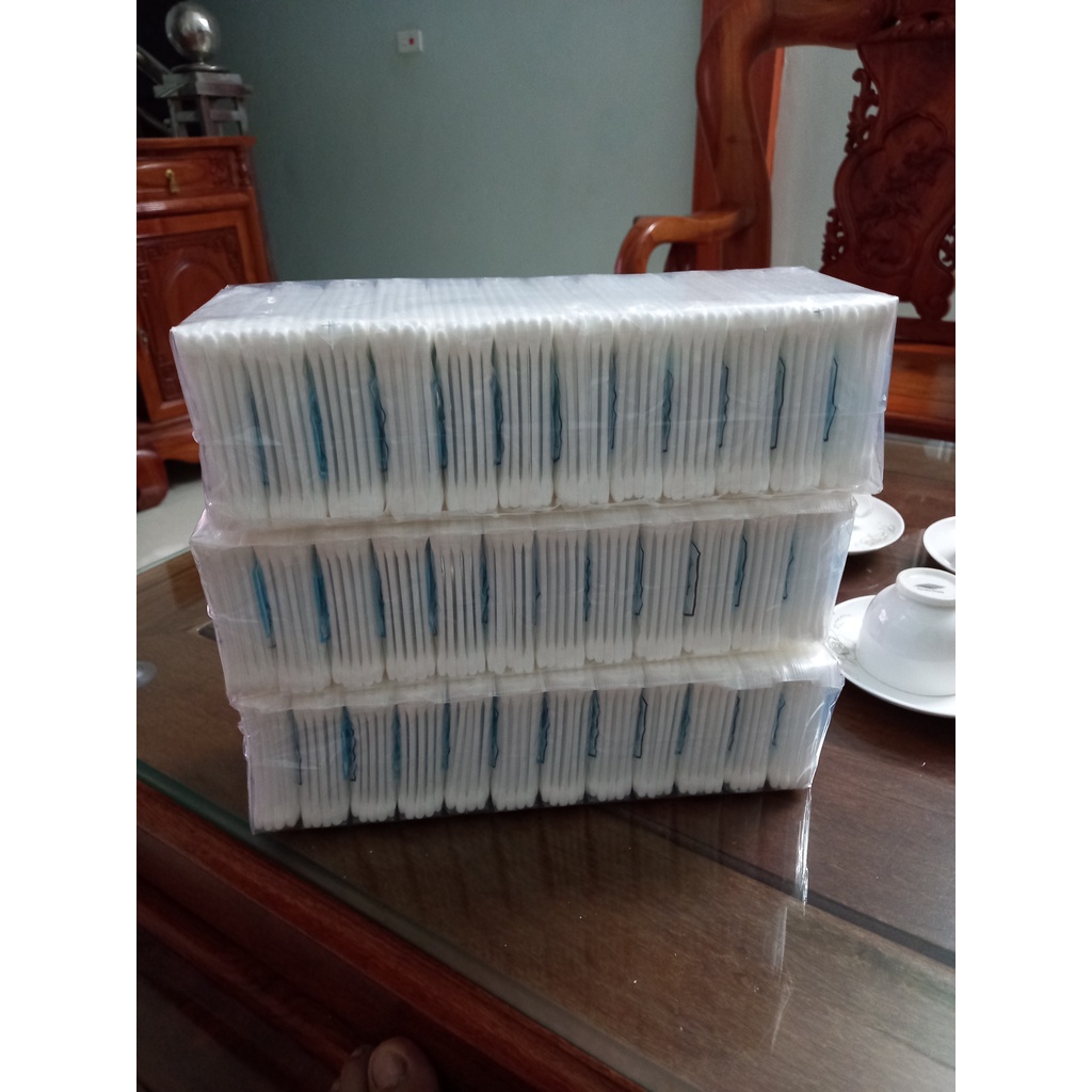 Bông vệ sinh tai mũi người lớn softtan, 100 que/ túi
