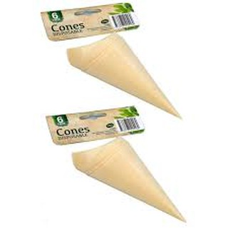 Dĩa gỗ Uncle Bills YT0053 hình nón
