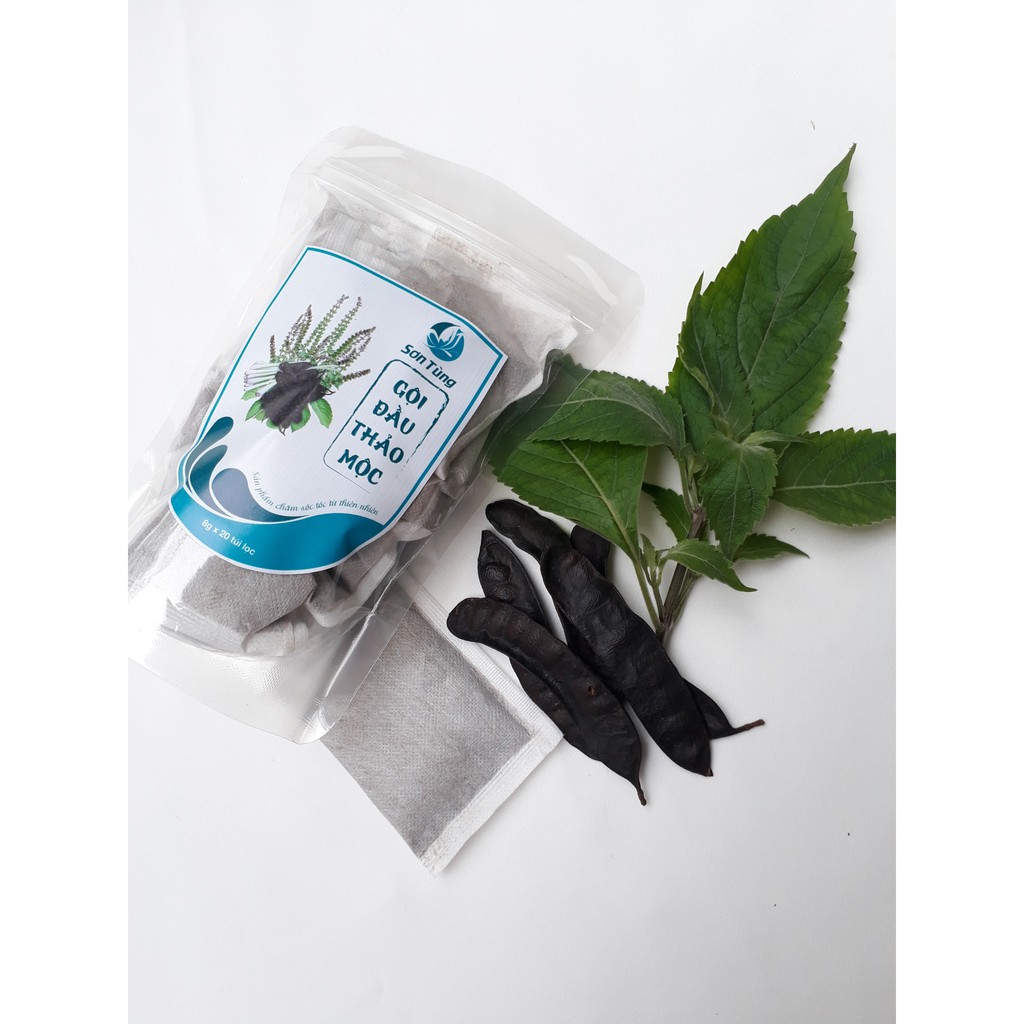 GỘI ĐẦU THẢO MỘC SƠN TÙNG - 100% các thành phần từ tự nhiên: bồ kết,lá sả, hương nhu, cỏ ngũ sắc, cỏ mần trầu ... | BigBuy360 - bigbuy360.vn