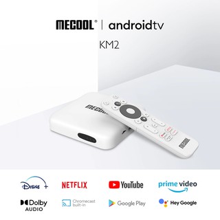 Android Box Mecool KM2, CPU S905X2-B, DDR4 2GB, eMMC 8GB, Android TV 10 chính chủ Google, remote voice theo box